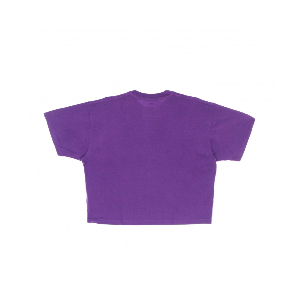 maglietta corta donna tag custom crop tee ORCHID