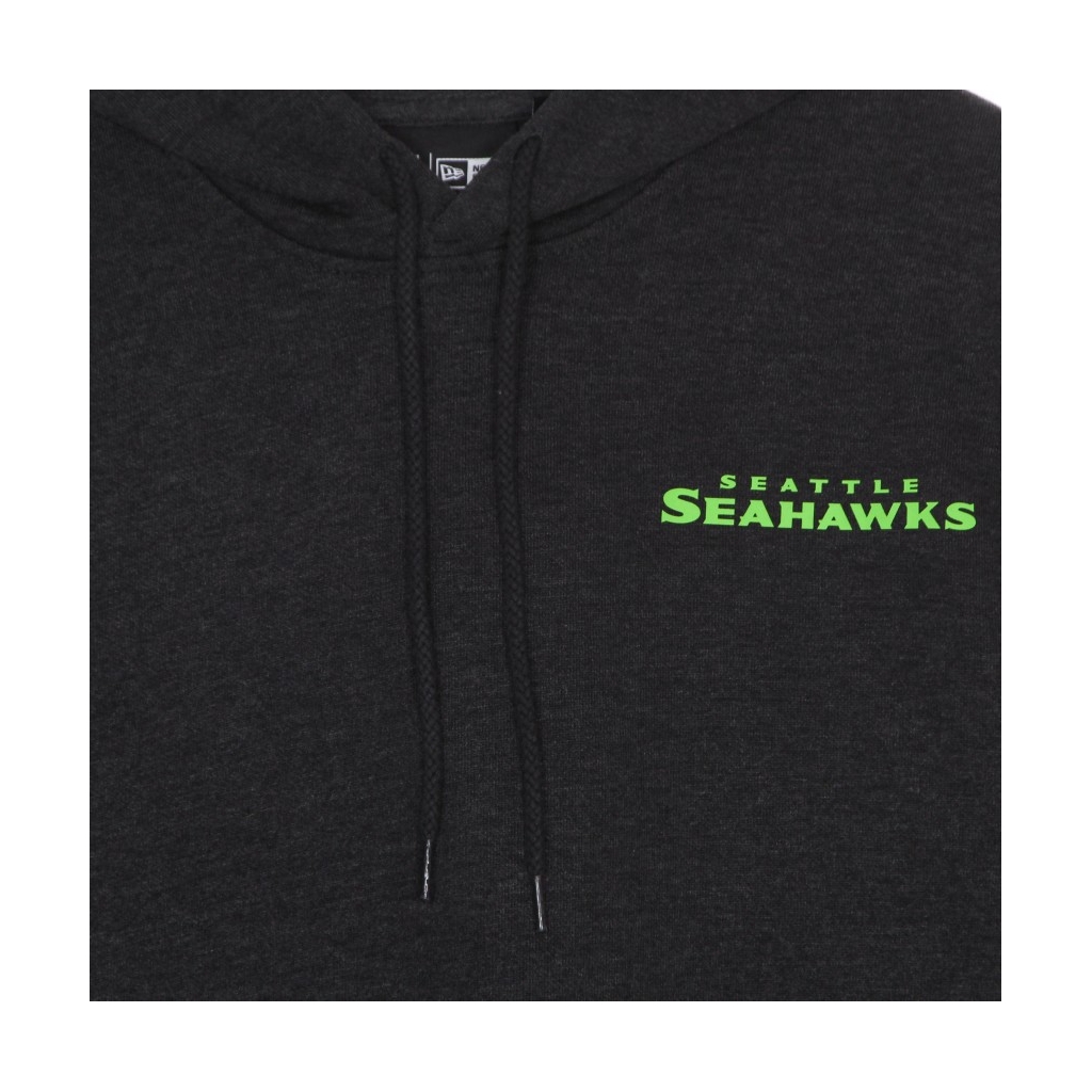 felpa cappuccio uomo nfl outline logo po hoodie seasea BLACK/ORIGINAL TEAM COLORS