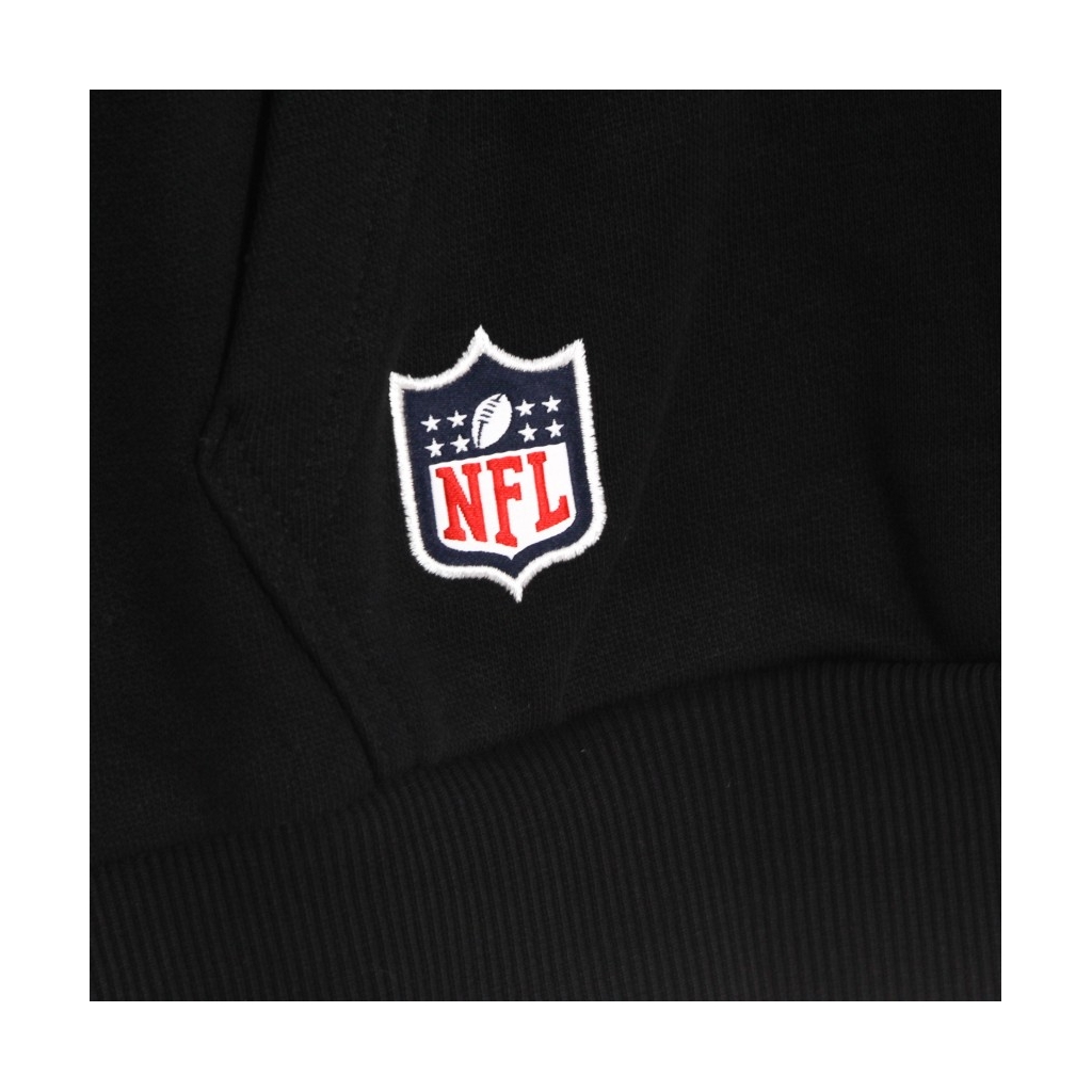 felpa cappuccio uomo nfl outline logo po hoodie neepat BLACK/ORIGINAL TEAM COLORS