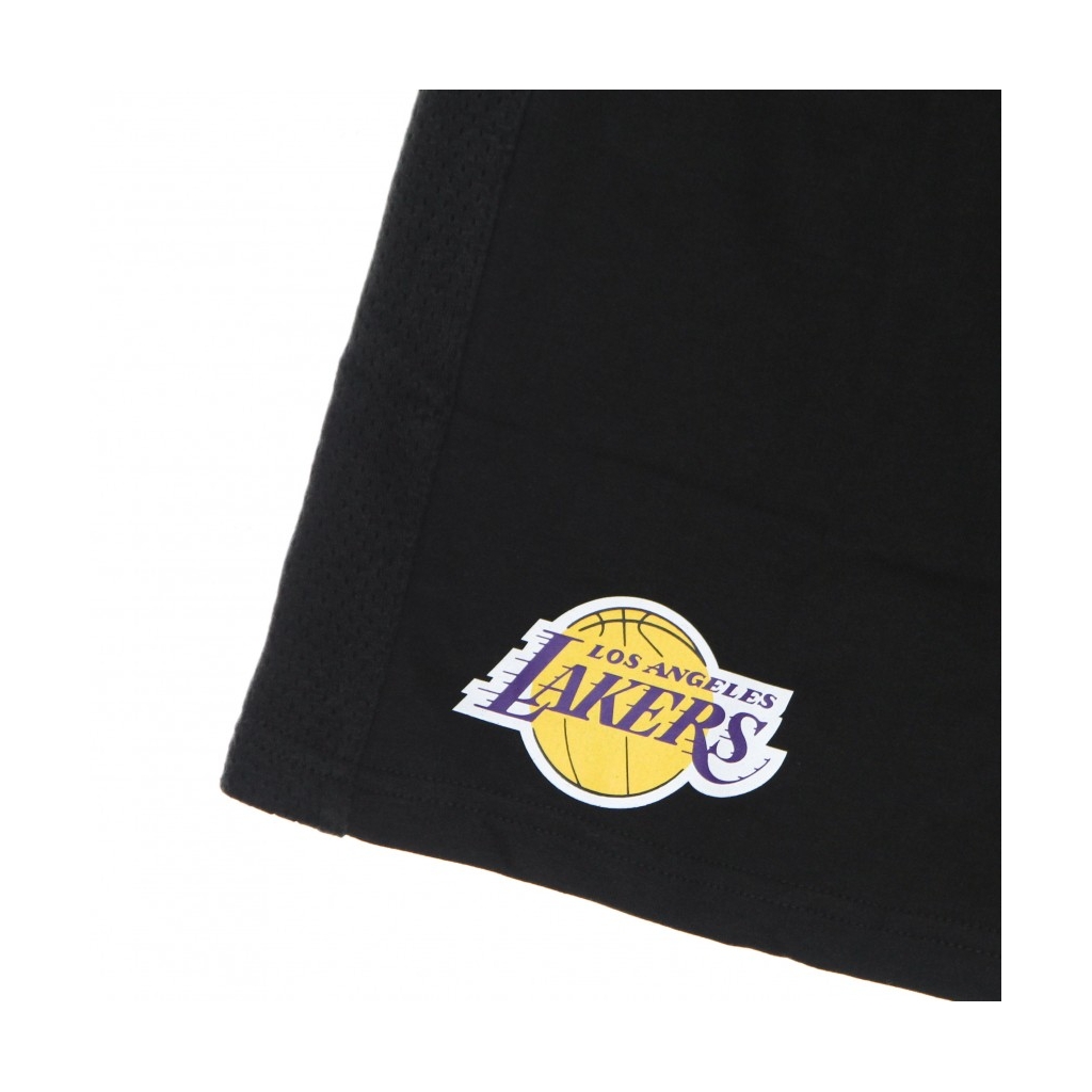 pantalone corto tuta uomo nba team logo short loslak BLACK/ORIGINAL TEAM COLORS