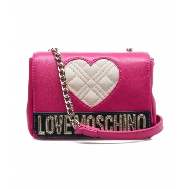 Mini borsa con dettagli del logo pink