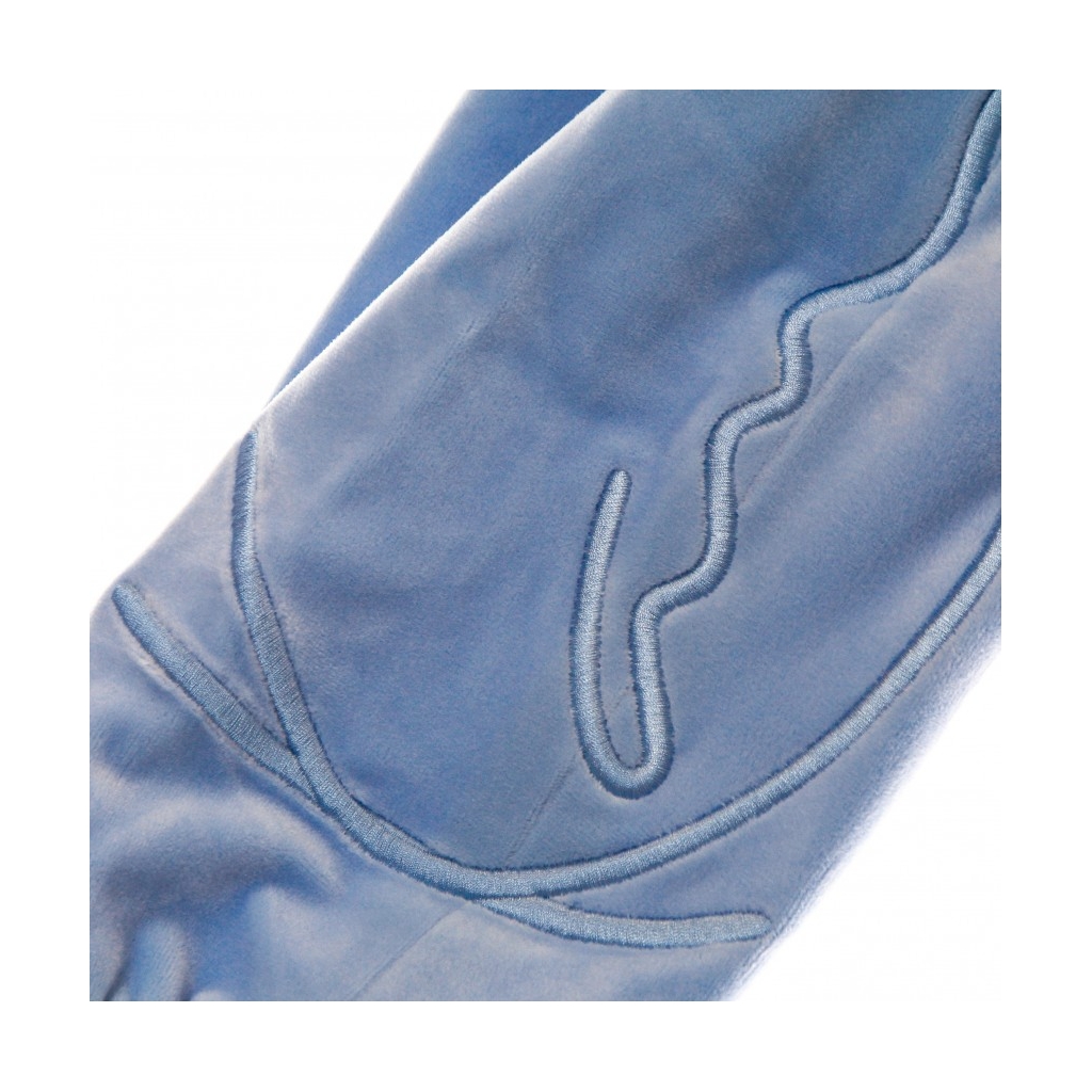 pantalone tuta donna signature velvet pants LIGHT BLUE