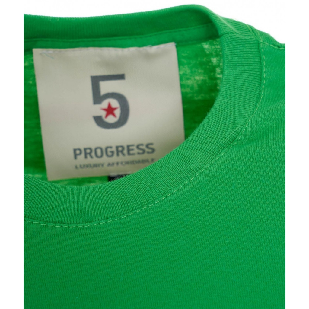 T-shirt con stampa logo Monaco verde