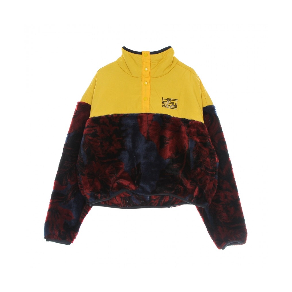 felpa collo alto donna sativa sherpa pullover NAVY BLAZER