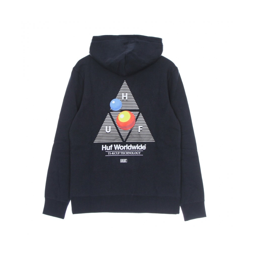 felpa cappuccio uomo video format po hoodie NAVY BLAZER