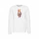 Organic Sweatshirt Filou V bianco