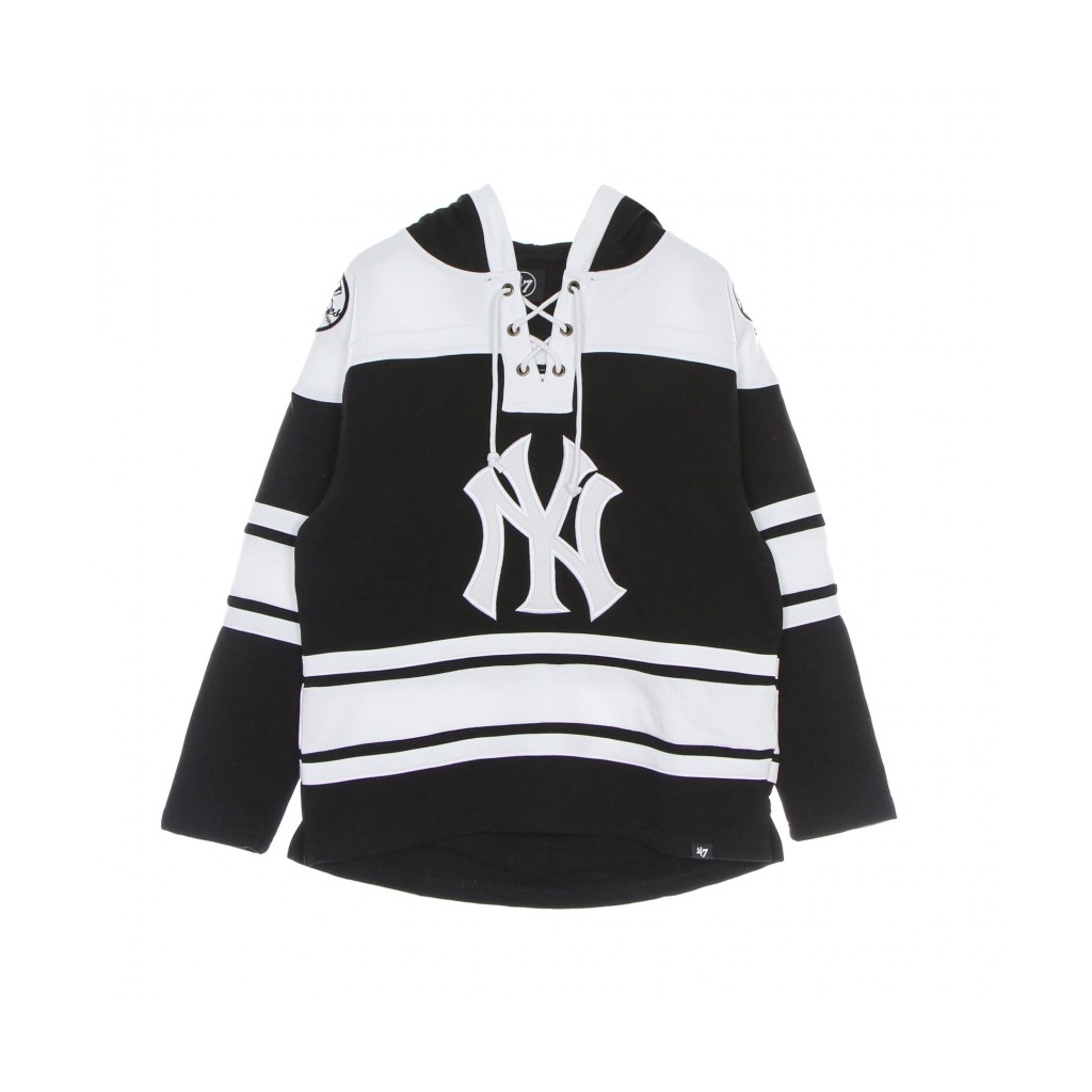 felpa tipo hockey uomo mlb superior lacer hood neyyan JET BLACK