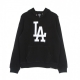 felpa cappuccio uomo mlb imprint burnside hood losdod JET BLACK