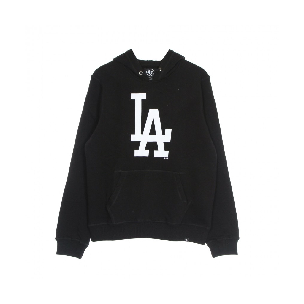 felpa cappuccio uomo mlb imprint burnside hood losdod JET BLACK