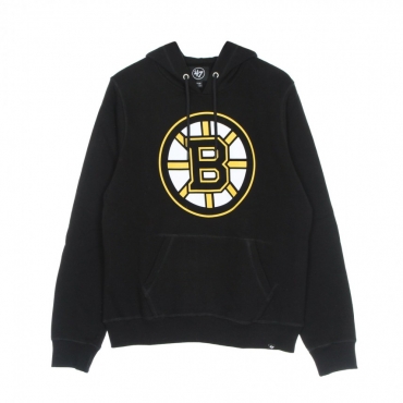 felpa cappuccio uomo nhl imprint burnside hood bosbru JET BLACK