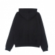 felpa cappuccio donna hooded sweatshirt BLACK