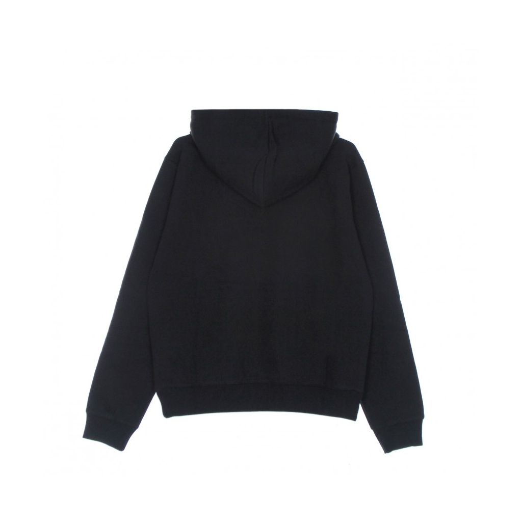 felpa cappuccio donna hooded sweatshirt BLACK