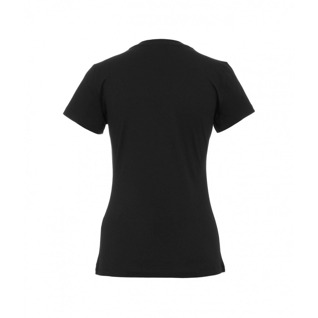 T-shirt con dettagli del logo nero