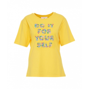T-shirt Your Self giallo