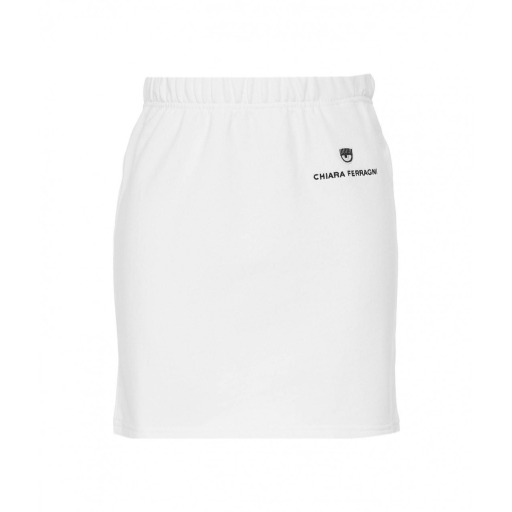 Mini gonna Logo Classic bianco