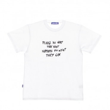 maglietta uomo playaz tee WHITE