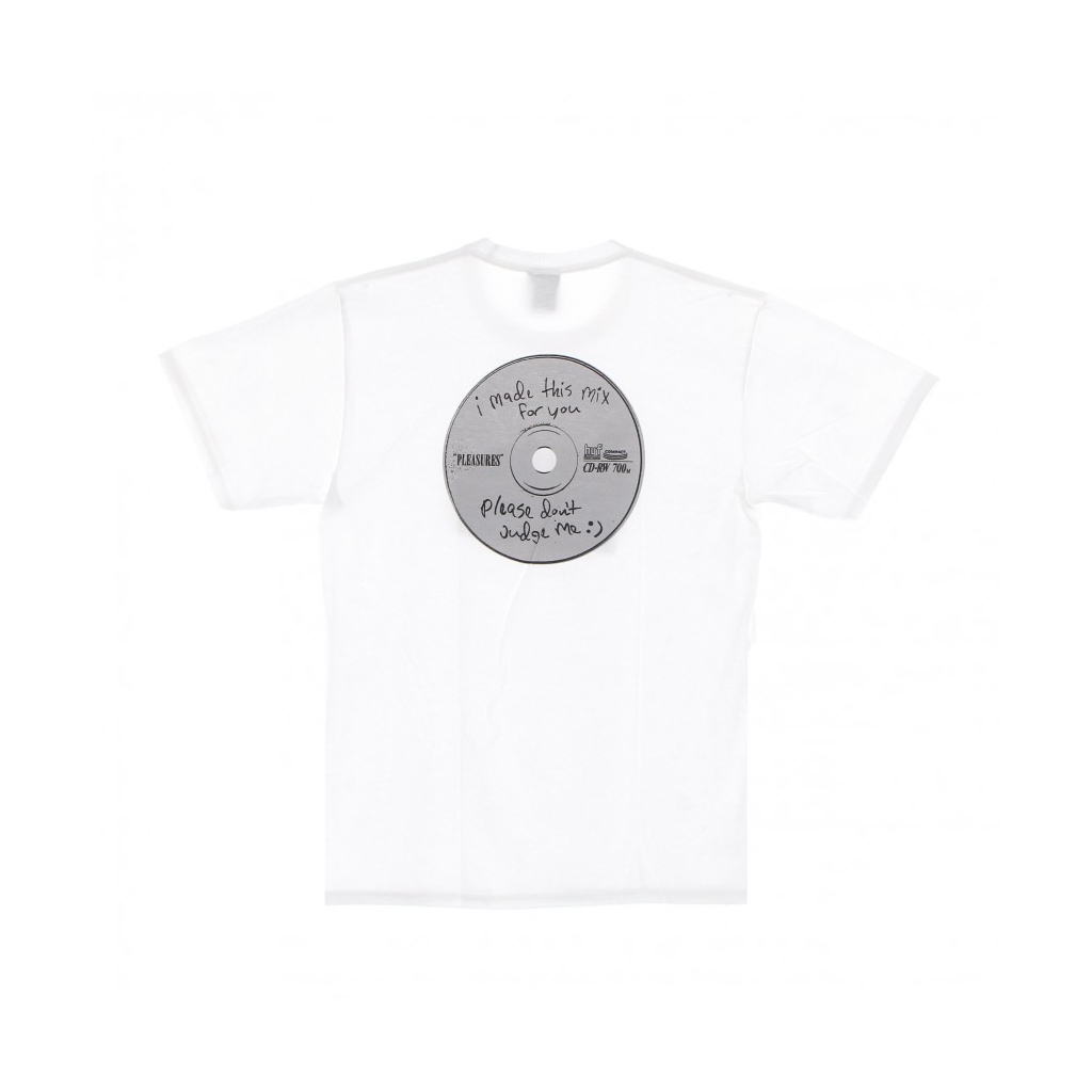 maglietta uomo head unit tee x pleasures WHITE