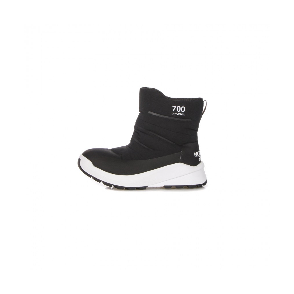 scarponcino alto donna w nuptse ii boot wp BLACK/WHITE
