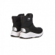 scarponcino alto donna w nuptse ii boot wp BLACK/WHITE