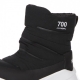 scarponcino alto donna w nuptse ii boot wp BLACK/WHITE