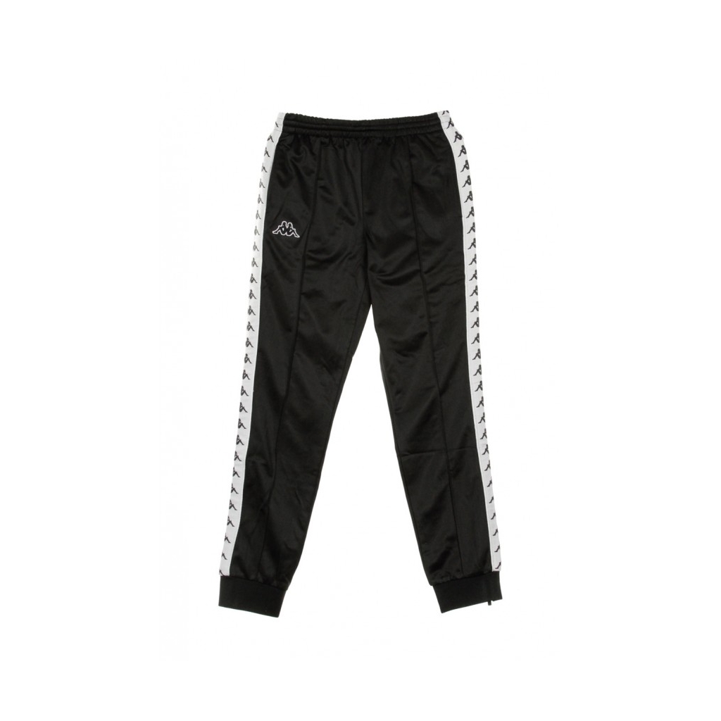 PANTALONE TUTA BANDA RASTORIA SLIM BLACK/WHITE
