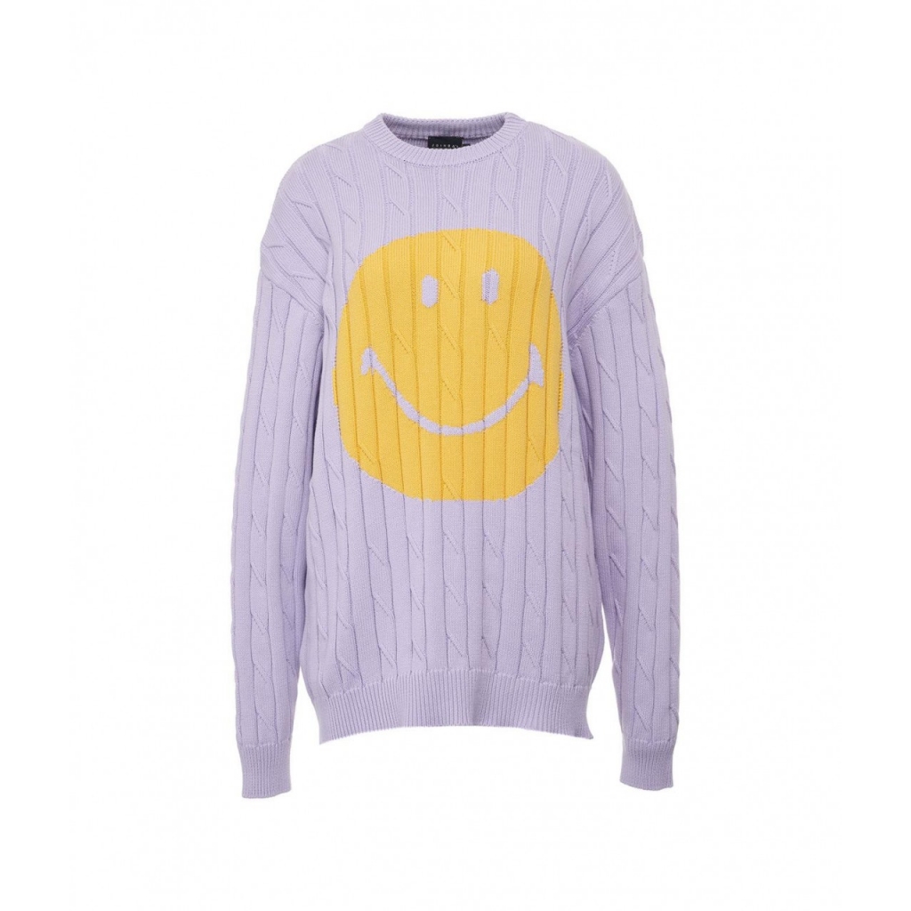 Maglia con smiley lill