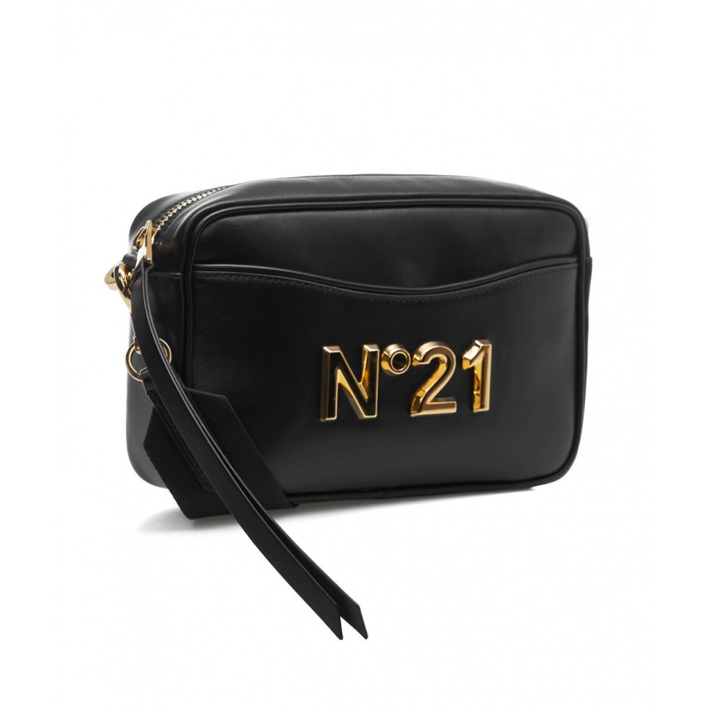 Camera bag con logo nero