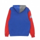 felpa cappuccio uomo nba color blocked fleece hoodie loscli ROYAL