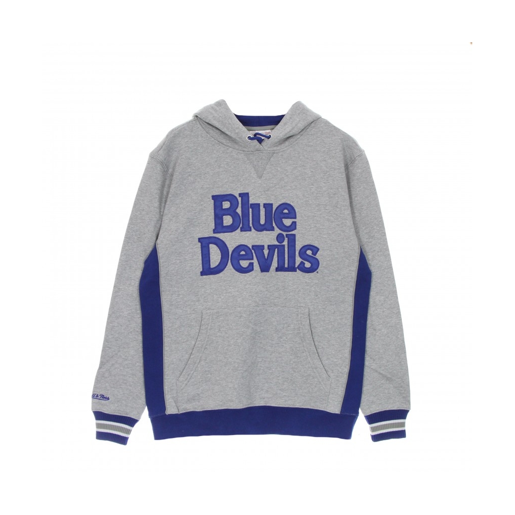 felpa cappuccio uomo ncaa pinnacle heavyweight fleece hoodie dukblu ROYAL/GREY