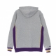 felpa cappuccio uomo ncaa pinnacle heavyweight fleece hoodie loutig PURPLE/YELLOW