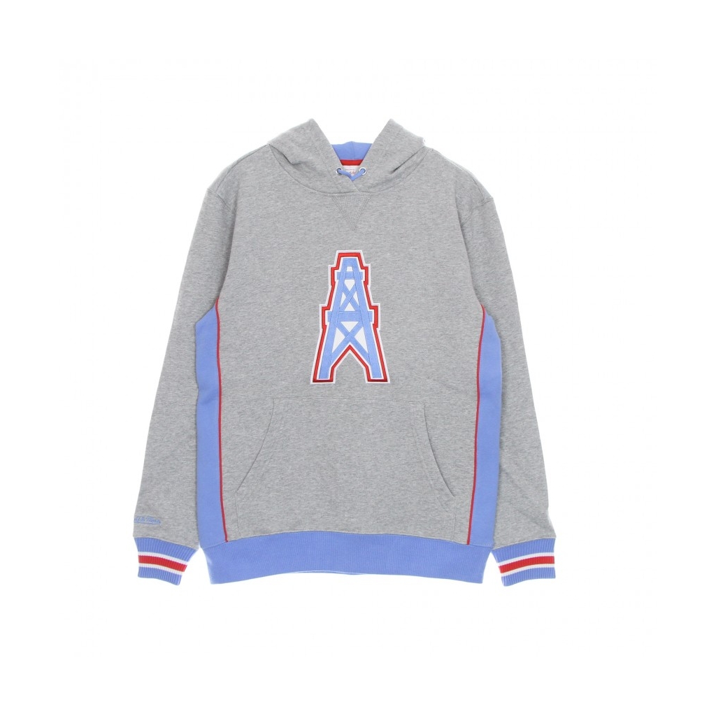 felpa cappuccio uomo nfl pinnacle heavyweight fleece hoodie houoil GREY HEATHER/ORIGINAL TEAM COLORS