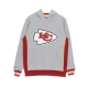 felpa cappuccio uomo nfl pinnacle heavyweight fleece hoodie kanchi GREY HEATHER/ORIGINAL TEAM COLORS