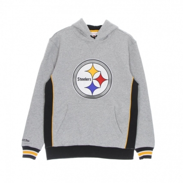 felpa cappuccio uomo nfl pinnacle heavyweight fleece hoodie pitste GREY HEATHER/ORIGINAL TEAM COLORS