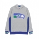 felpa cappuccio uomo nfl pinnacle heavyweight fleece hoodie seasea GREY HEATHER/ORIGINAL TEAM COLORS