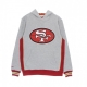 felpa cappuccio uomo nfl pinnacle heavyweight fleece hoodie seasea GREY HEATHER/ORIGINAL TEAM COLORS