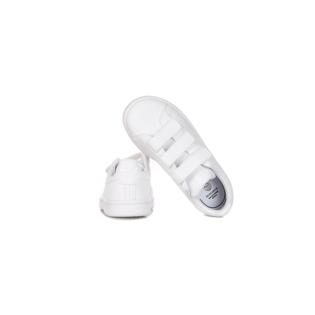 scarpa bassa ragazzo stan smith cf c WHITE/WHITE/WHITE