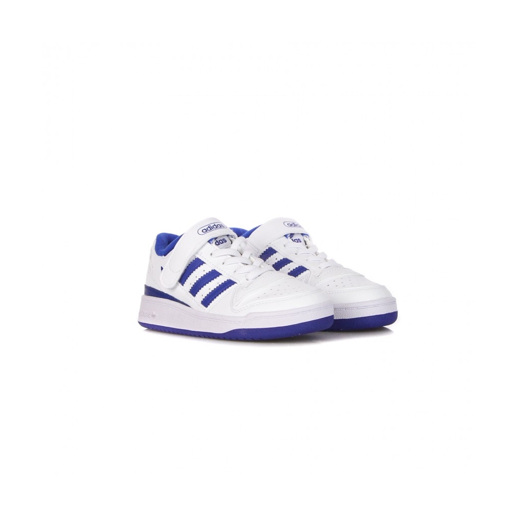 scarpa bassa ragazzo forum low c WHITE/ROYAL BLUE/WHITE