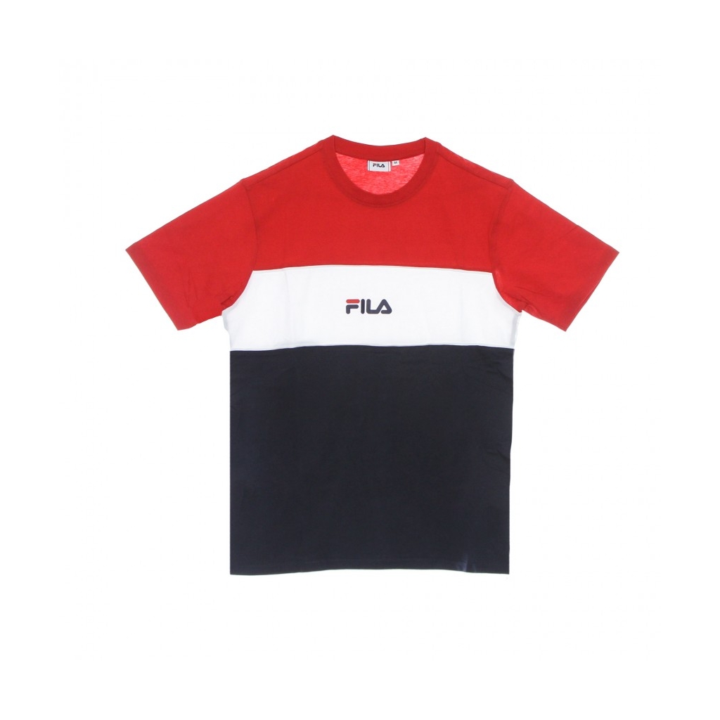 maglietta uomo anoki blocked tee BLACK IRIS/TRUE RED/BRIGHT WHITE