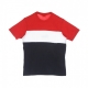maglietta uomo anoki blocked tee BLACK IRIS/TRUE RED/BRIGHT WHITE