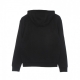 felpa cappuccio donna edolie hoodie BLACK