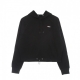 felpa cappuccio donna eilies cropped hoodie BLACK