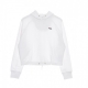 felpa cappuccio donna eilies cropped hoodie BRIGHT WHITE