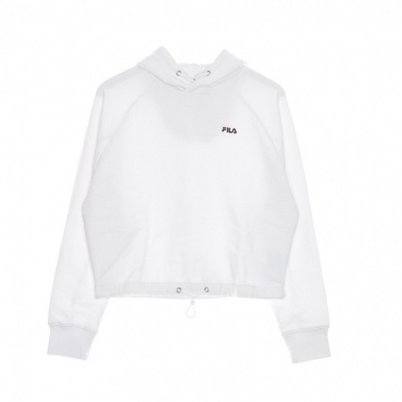 felpa cappuccio donna eilies cropped hoodie BRIGHT WHITE