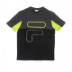 maglietta uomo paton blocked tee BLACK/ASPHALT/SULPHUR SPRING