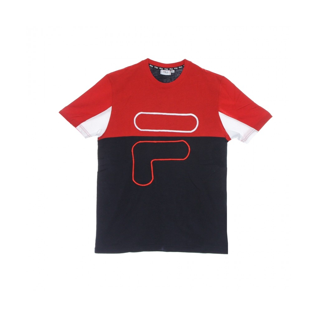 maglietta uomo paton blocked tee BLACK IRIS/TRUE RED/BRIGHT WHITE