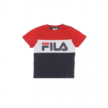 maglietta bambino thea blocked tee BLACK IRIS/TRUE RED/BRIGHT WHITE