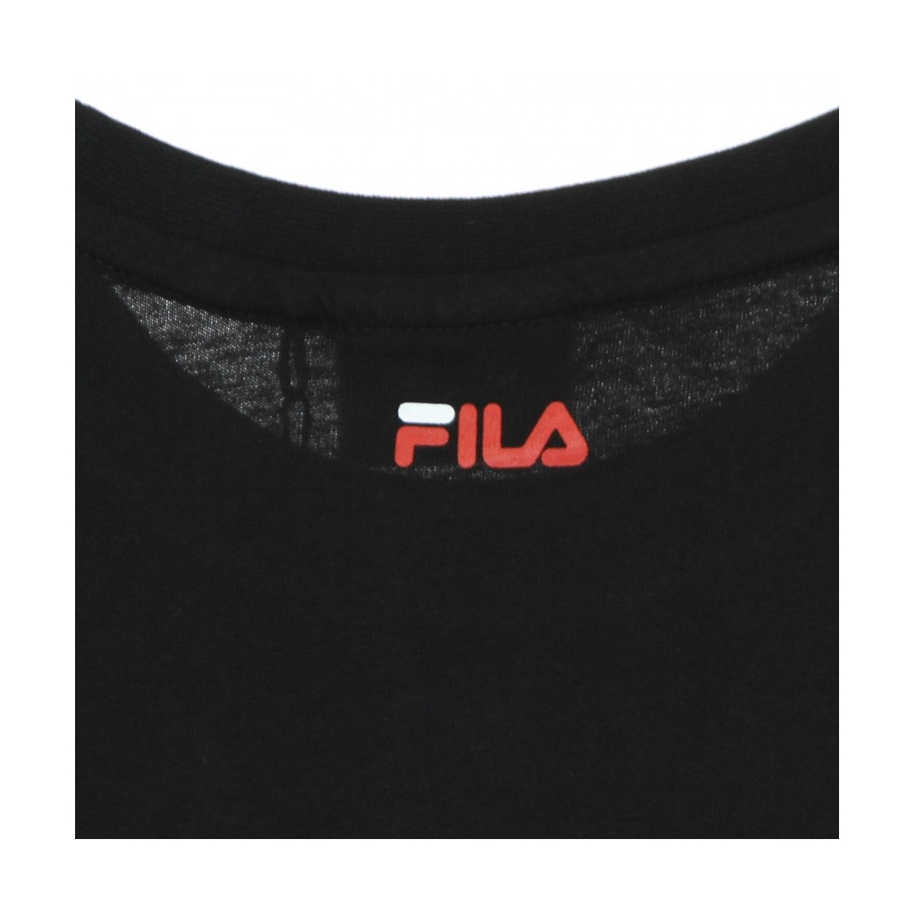 maglietta ragazzo gaia logo tee BLACK