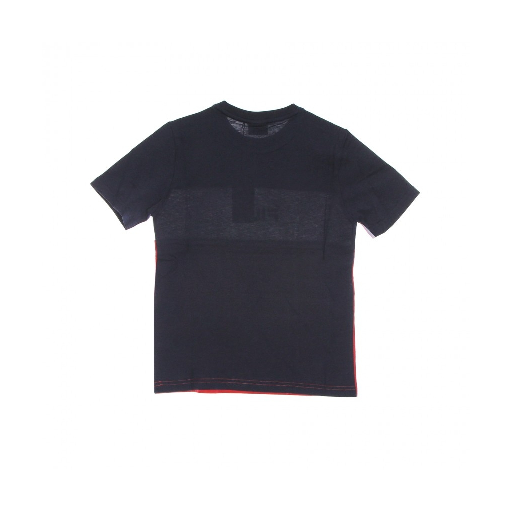 maglietta ragazzo mika basic blocked tee TRUE RED/BLACK IRIS/BRIGHT WHITE