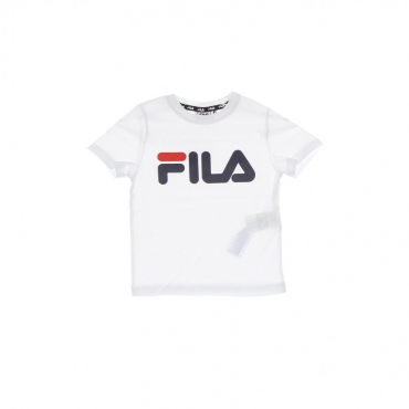 maglietta bambino lea logo tee BRIGHT WHITE