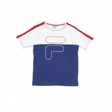 maglietta ragazzo ferdi blocked tee BRIGHT WHITE/LIMOGES/TRUE RED